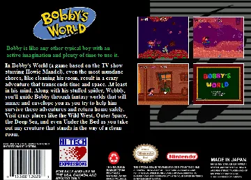 Bobby's World (USA) (Proto) box cover back